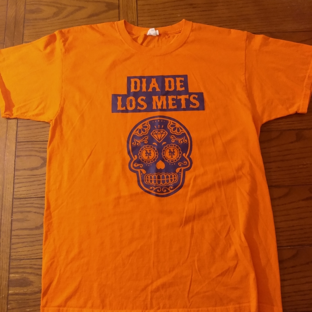 NY Mets Day of the dead RARE tee